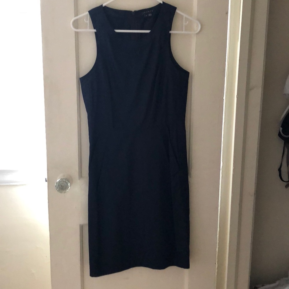 Theory navy blue cocktail/work dress